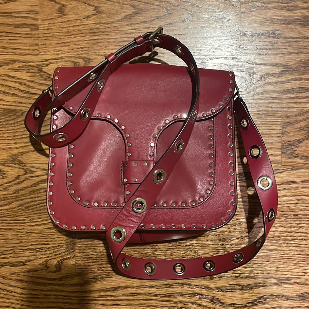 Rebecca Minkoff Red Studded Crossbody Purse
